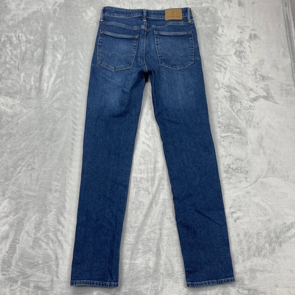 American Eagle Outfitters Jeans Womens 29x32 Blue Stretch Airflex+ Straight Leg - Picture 2 of 11